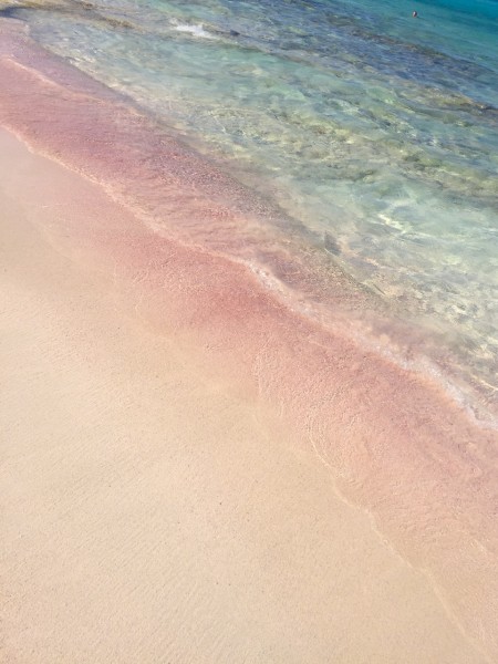 Pink Sand at Elafonissi Beach 