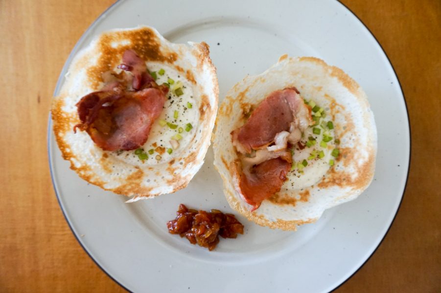 Bacon and Egg Hoppers