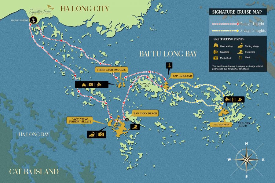 Halong Bay Map